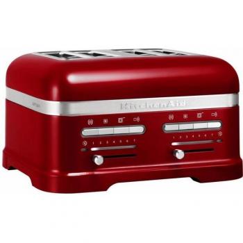 Tostadora KitchenAid Artisan 5KMT4205ECA Rojo Manzana, 4 ranuras, 2500 W con función de sándwich
