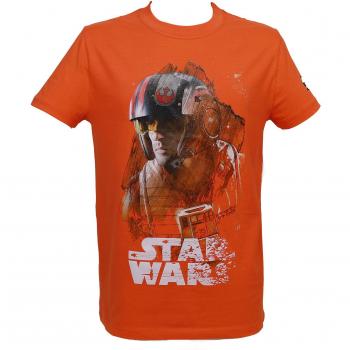 SD toys X-Wing Chico Star Wars EP. VIII Camiseta, Naranja, Medium