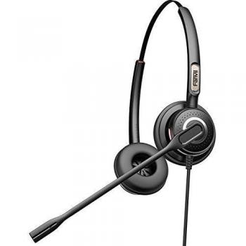 Auricular Binaural Fanvil HT202 con Reducción de Ruido y Conexión RJ9 para VoIP