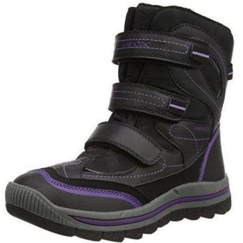 GeoxJ OVERLAND B GIRL AB - botas de nieve Niñas, Negro