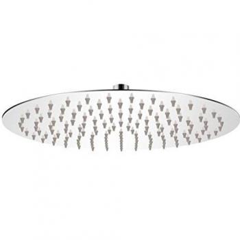 vidaXL Cabezal de Ducha Redondo Efecto Lluvia Acero Inoxidable 30 cm Alcachofa