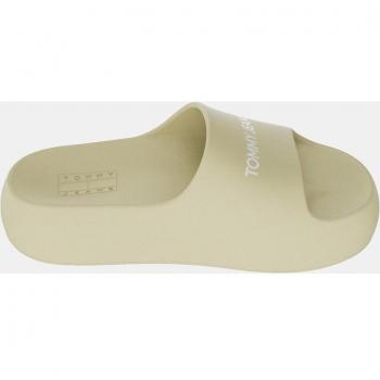 Chanclas Tommy Jeans Chunky Flatform Amarillo Para Mujer