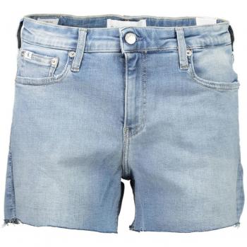 Chic Light Blue Logo Denim Shorts for Women - Size W30