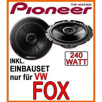 VW Fox - Lautsprecher - Pioneer TS-G1732i - 16cm Einbauset