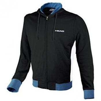 Head Team Fleece Zipper JR. - Chaqueta para niño, Color Negro, Talla S