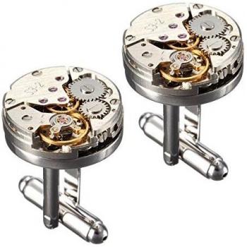 BABAN 2pcs Gemelo Gemini Para Mecanismo de relojería camisa de Comercio regalo ideal
