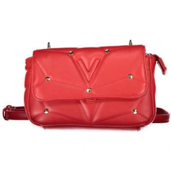 Valentino Adjustable Crossbody Bag EMILY with Contrast Details in Red