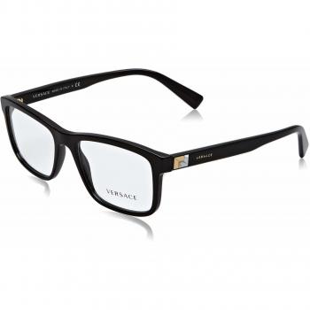 Versace Men's 0Ve3253 Eyeglass Frames, Black, 55