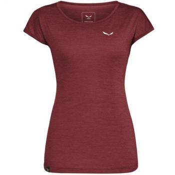 Camiseta Salewa Puez Melange Dryton Manga Corta Granate Mujer 4XL