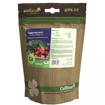 Corrector de Calcio Ecológico 250 g - Fertilizante 100% Soluble para Todo Tipo de Plantas, Árboles, Frutales y Verduras