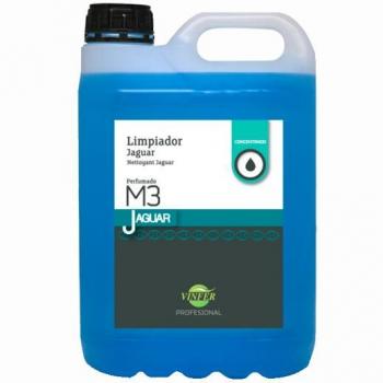 Limpiador higienizante concentrado para suelos y superficies, fragancia Jaguar M3, formato garrafa 5L