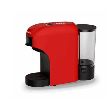 Cafetera Combinada Sogo 4 en 1 de Cápsulas y Espresso 0,85L 1400W Rojo/Negro con Espumador de Leche