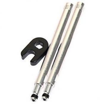 35021var - 2X prolongador Extensor de Valvula CNC Color Rojo Medida 30MM