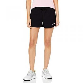 adidas W E PLN Short Pantalones Cortos de Deporte, Mujer, Black/White, L