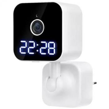 Cámara IP de Seguridad HD 1080p con Wifi, Visión Nocturna y Reloj Q-sx909