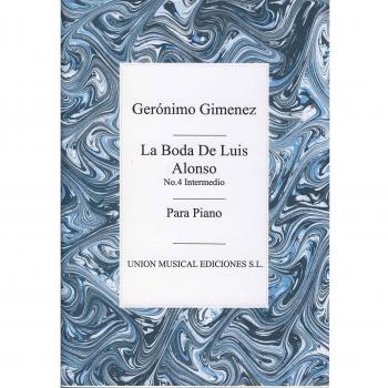GIMENEZ G. - Intermedio de La Boda de Luis Alonso para Piano