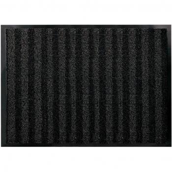 Alfombra para suelo Q-Connect Premium antideslizante de fibra de polipropileno y fieltro gris, dimensiones 90x150 cm