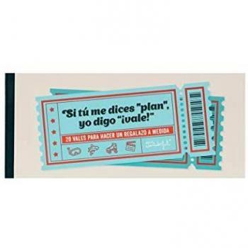 Mr. Wonderful Talonario de vales Regalo, Papel Grueso, Multicolor, Estándar