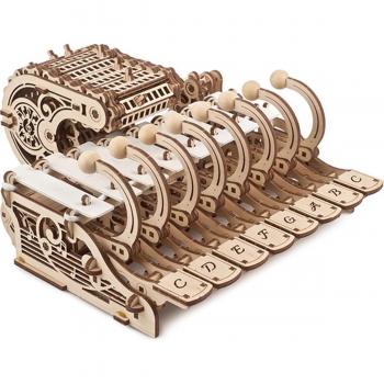 UGERAS | Mecánica Celesta | Modelo mecánico de madera - Maqueta mecánica de madera, diseño detallado, funcionamiento manual, ideal para coleccionistas y amantes de la mecánica