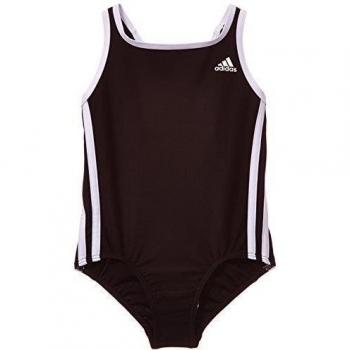 adidas Badeanzug INF 3S Suit - Bañador para niñas, color black/white, talla 12 años