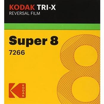 Kodak Tri-X 200D / 160T Super 8 Film Cartucho de 50 pies #7278