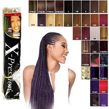 X-Pression Extensiones de Pelo Trenzadas Modelo 1B/350-300 gr