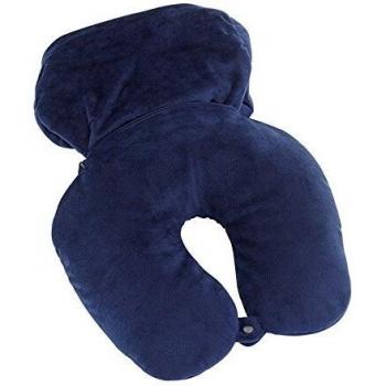 Vertrieb durch Preiswert & Gut - Almohada de viaje  Azul marino azul marino 36 x 31 / Ø16 x 35 cm