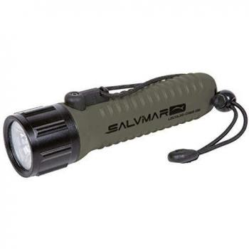 SALVIMAR Lecoled - Linterna Sumergible Unisex para Adultos, Verde Militar, única