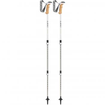 Leki Bastones de Trekking Cressida, Unisex, para Adultos, Color Gris y Plateado, Talla única
