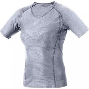 GORE RUNNING WEAR Essential Base Layer Lady - Camiseta de running para mujer, color blanco, talla 34