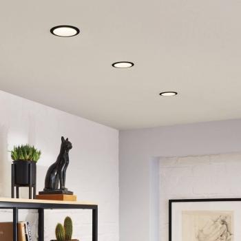 Paulmann Cole Foco Empotrado GU10 LED 6.5W Negro/Plata