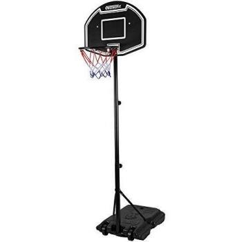 ONETWOFIT OT132 sistema de baloncesto portátil de altura ajustable, tablero de 28 pulgadas