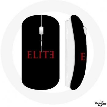 Ratón Inalámbrico Elite Temporada 5 Logo Rojo Fondo Negro