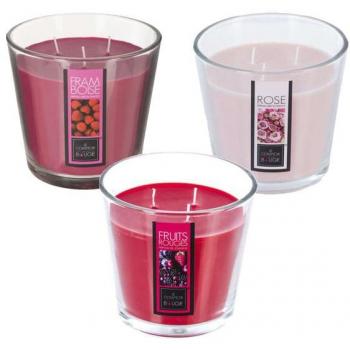 SET DE 3 VELAS PERFUMADAS CON AROMAS A FRUTAS EXÓTICAS, JAZMÍN Y COCO
