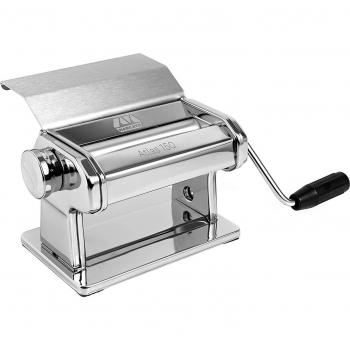 Máquina para Hacer Pasta Marcato Atlas 150 Slide - Acero Cromado, Compatible con 11 Formatos Extra