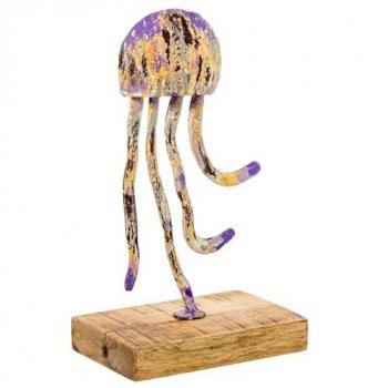 Figura Decorativa Metal Medusa 15 x 10 x 26 cm Alexandra House Living