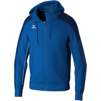 Erima Junior Evo Star Training Jacket with Hood - New Royal / New Navy 164 cm