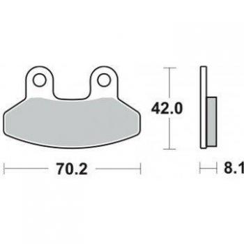 TRW MCB779 Pastillas de freno
