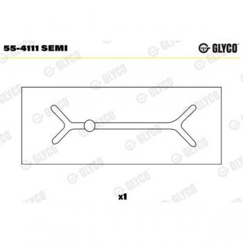 Glyco 55-4111 SEMI Small End Bushes, connecting rod