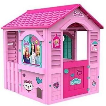 Chicos Casita infantil de exterior Barbie, color rosa con tejado fucsia