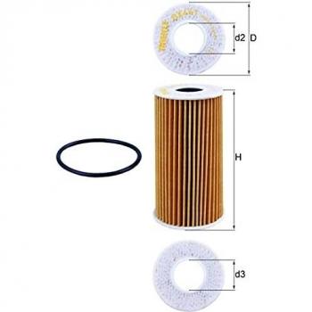 Mahle Filter OX441D Filtro De Aceite