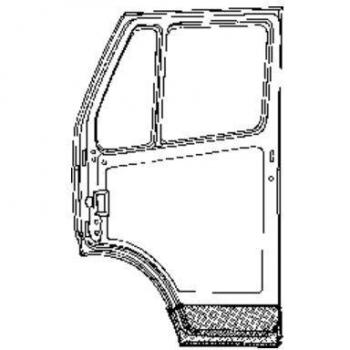 Puerta de carrocería VAN WEZEL 3070272 para MERCEDES-BENZ T1 Van y T1 Camión a Plataforma/Chasis