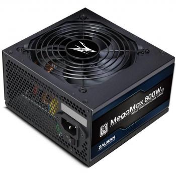 Fuente de Alimentación Zalman MegaMax 800W 80PLUS Eficiencia Alta ATX PCI-E Doble CrossFire & SLI