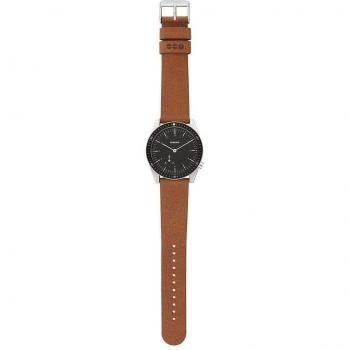 KOMONO Ray Legacy Men's Japanese Quartz Analogue Watch with Genuine Leather Strap in Cognac
