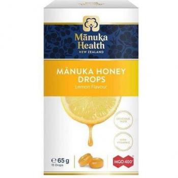 Caramelos de Miel de Manuka (MGO 400+) y Limón - Manuka Health, 15 unidades, 65 g