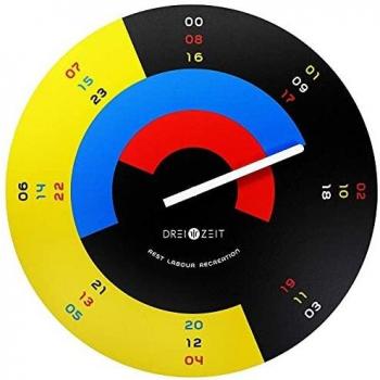 Reloj de Pared Dreizeit Bauhaus No. 1 - Diseño Moderno y Elegante