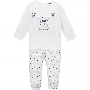Z Ensemble en Interlock ourson écru Conjunto de Ropa, Marfil