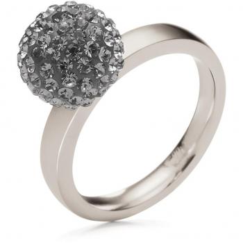 Anillo de mujer Folli Follie en acero inoxidable plateado, referencia 3R0F041A, talla 14 - Elegante diseño