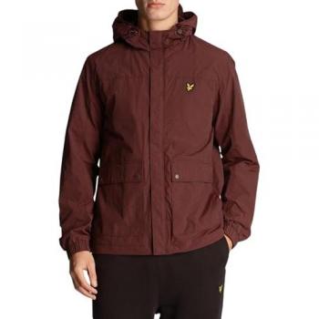 Lyle & Scott Burgundy Hooded Pocket Sweatshirt XS