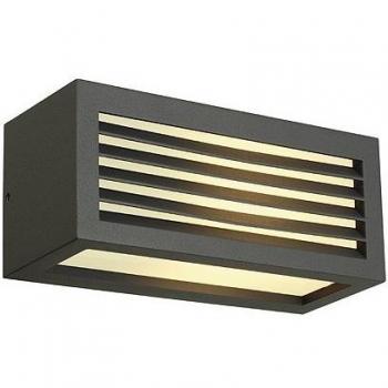 Aplique de exterior SLV Box L E27, antracita